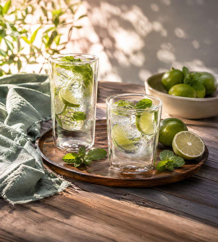 Hot n Cool Thermo Cups Summer-Lime-Drinks