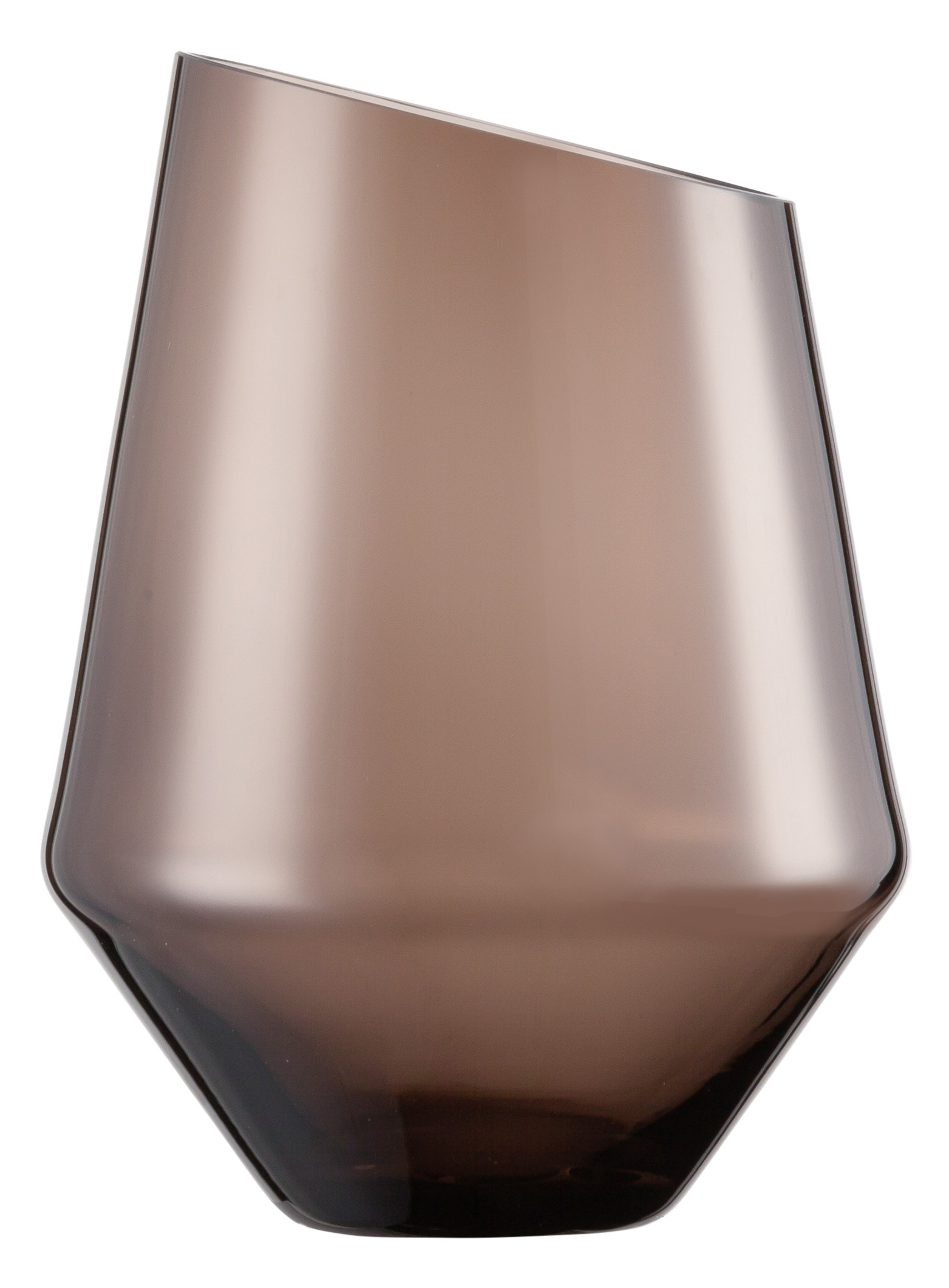 Vase / storm light small smoky Diamonds