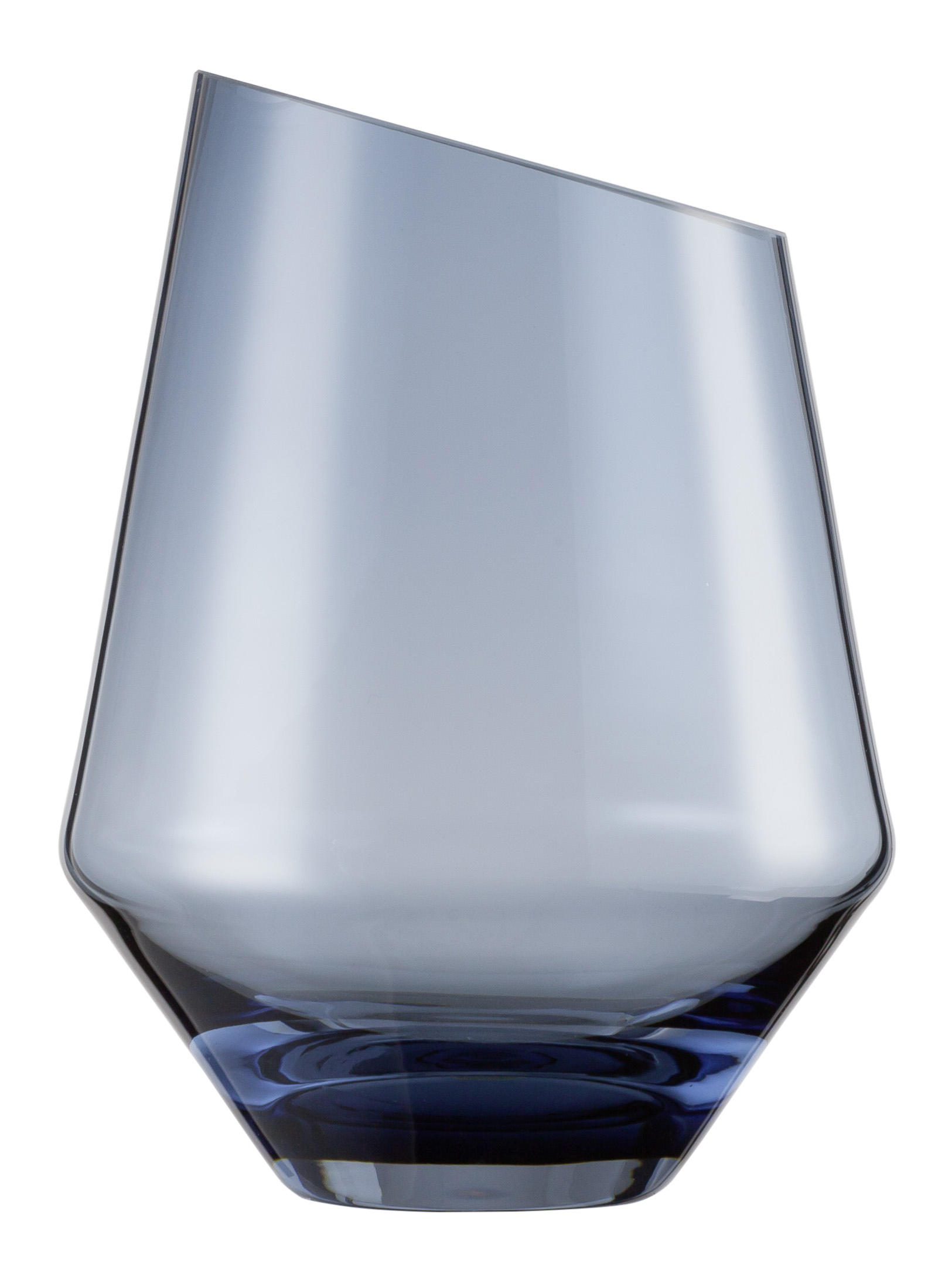 Vase / Windlicht klein blau Diamonds
