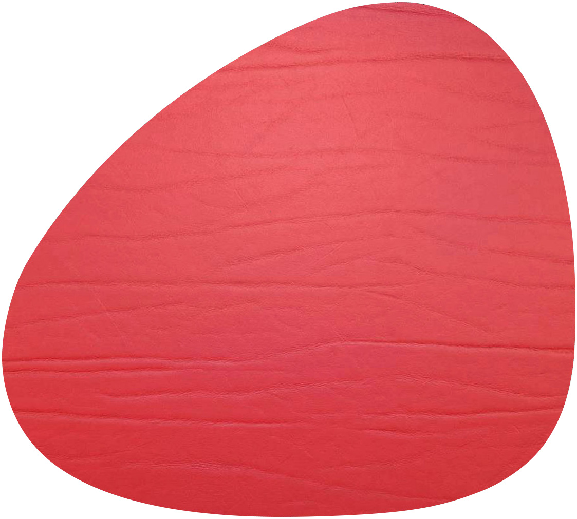 Placemat Iceland 37,5x43cm cherry LEATHERIXX DUMBO