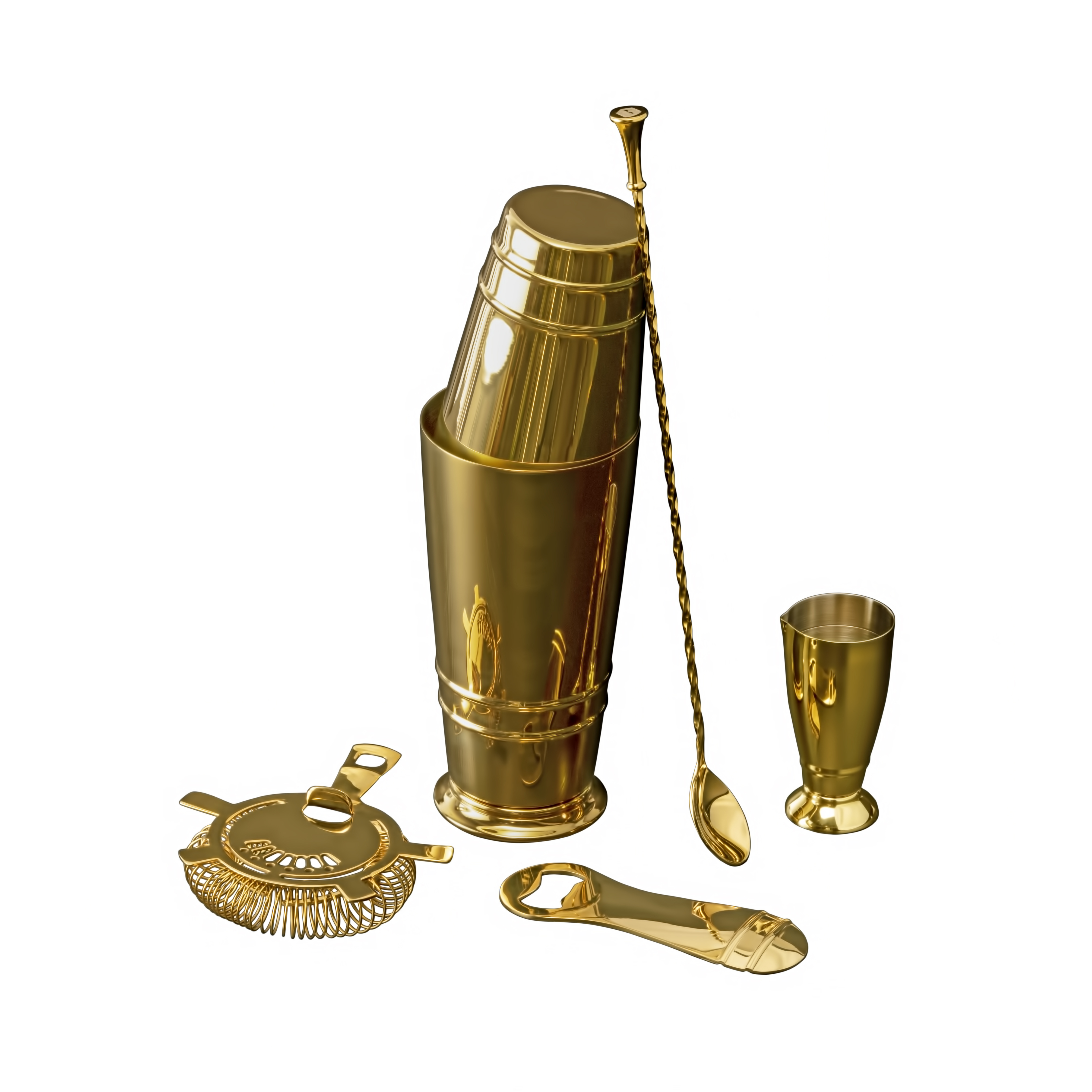 Bartender Set gold 