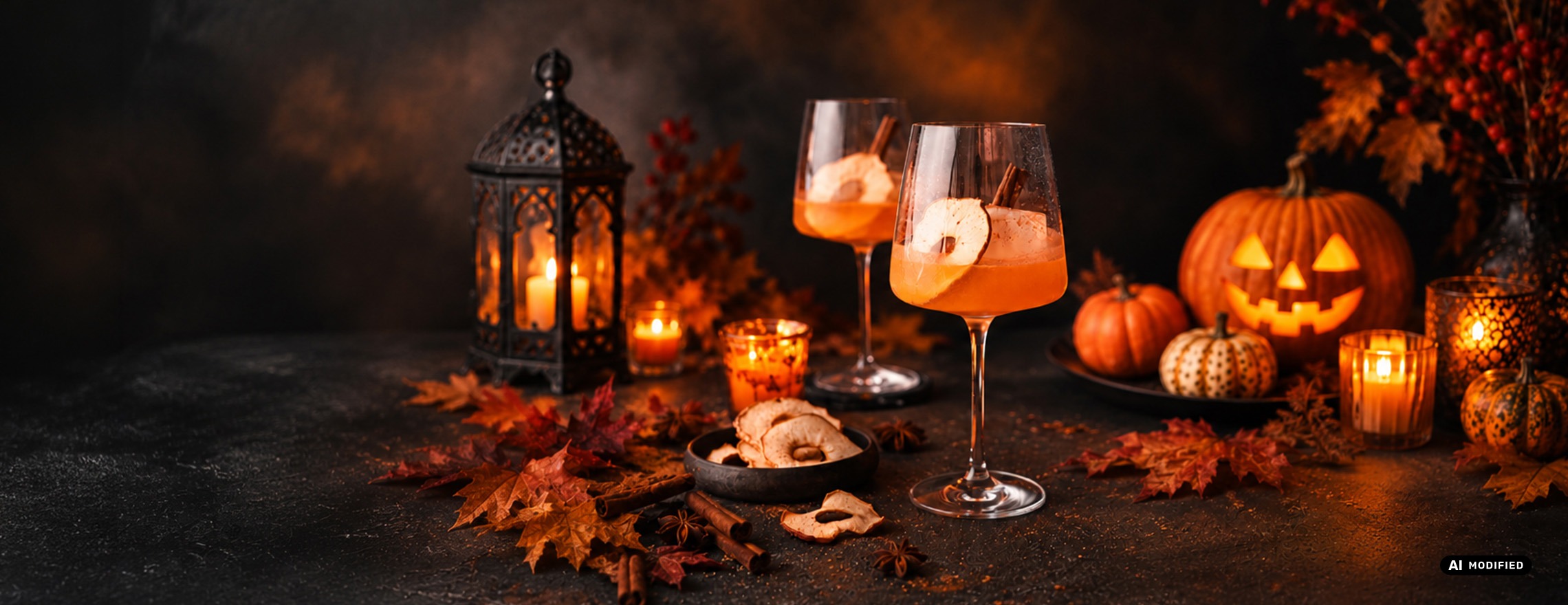 Halloween Drink in Vivid Senses Glass