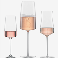 Rose wine glasses