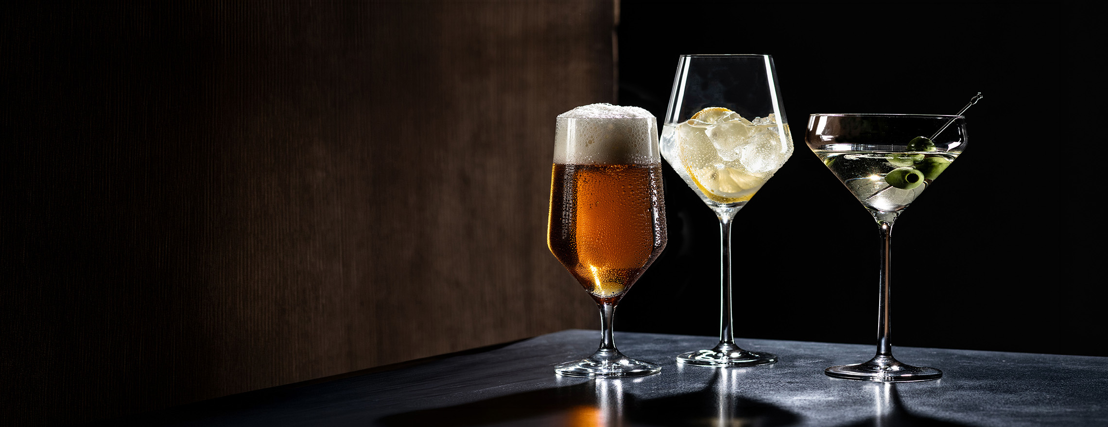 New PURE glasses, Allround, Martini, Beer