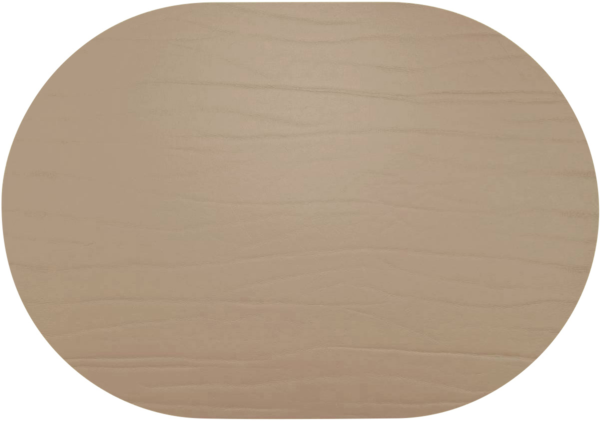 Set de table 34x42cm Taupe LEATHERIXX DUMBO