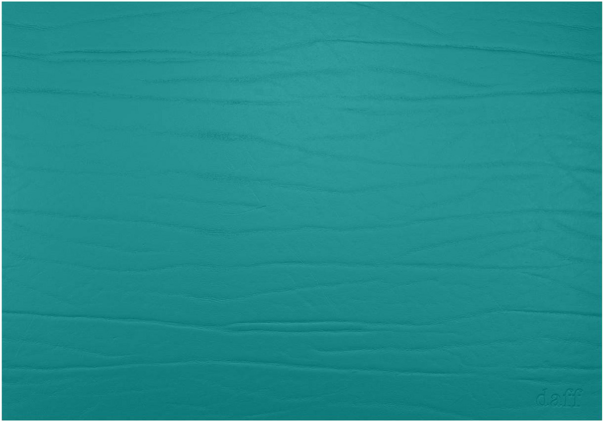 Placemat 31x42cm Petrol LEATHERIXX DUMBO