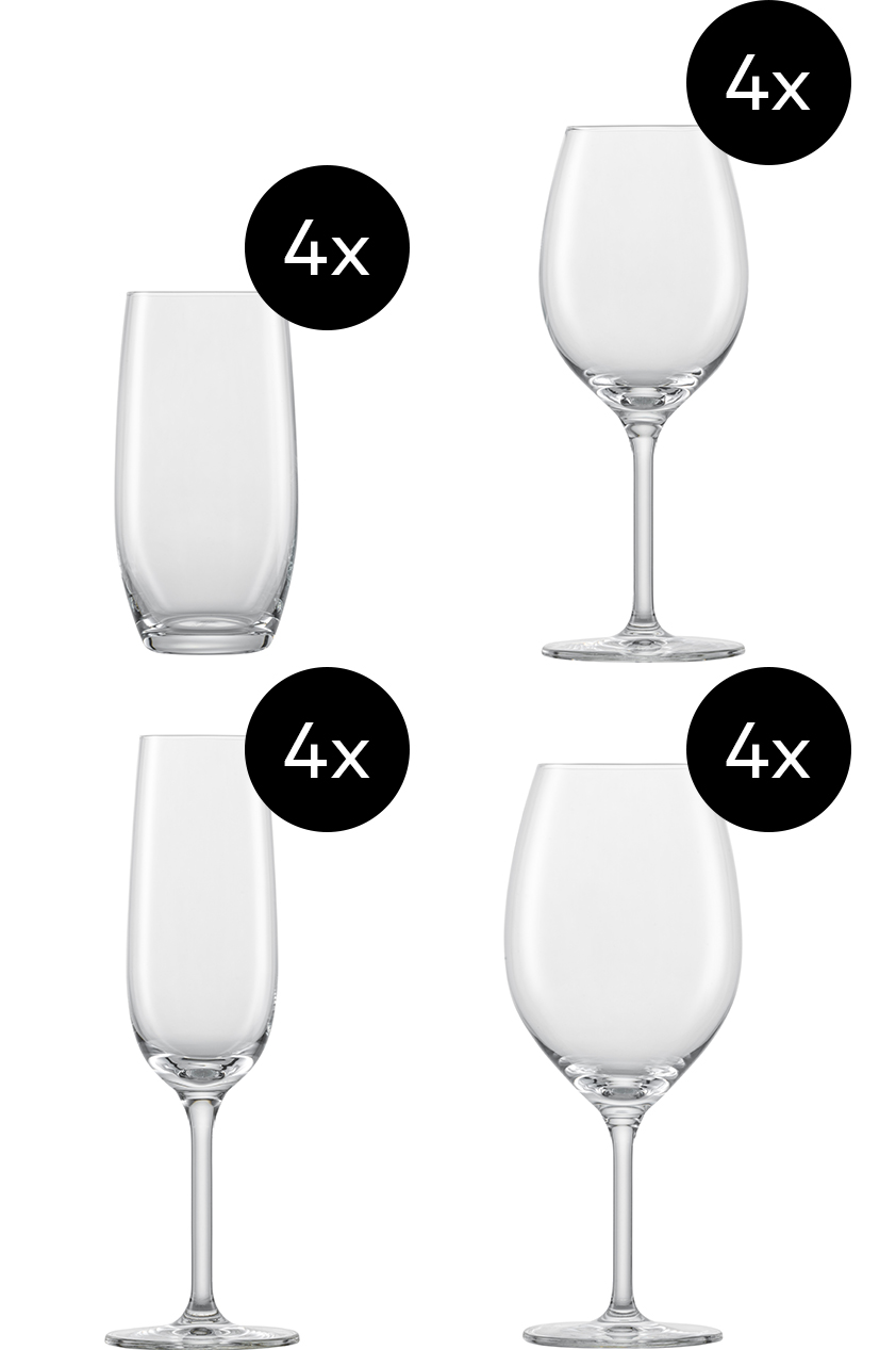 16-piece glass set For You