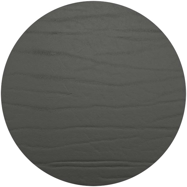 Dessous de verre 10cm noir LEATHERIXX DUMBO