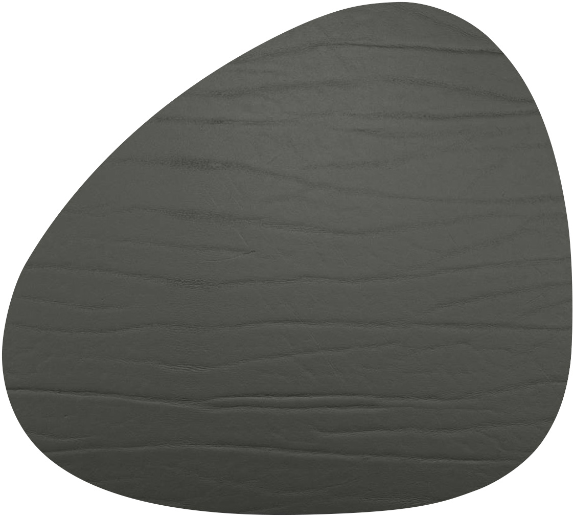 Placemat Iceland 37,5x43cm Black LEATHERIXX DUMBO