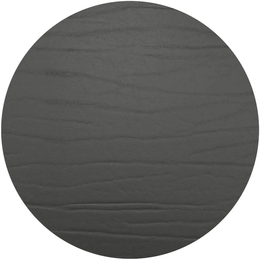 Placemat 33cm black LEATHERIXX DUMBO