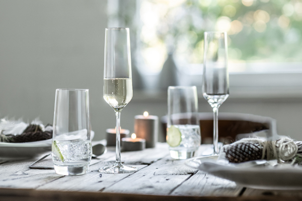 Verres à vin mousseux