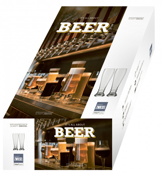 Vorschau: 2er Set Weizenbierglas Bavaria 0,5l Beer Basic
