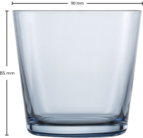 Zwiesel Glas - Wasserglas Rauchblau Together klein - 122339 - Gr42 - fstu-2