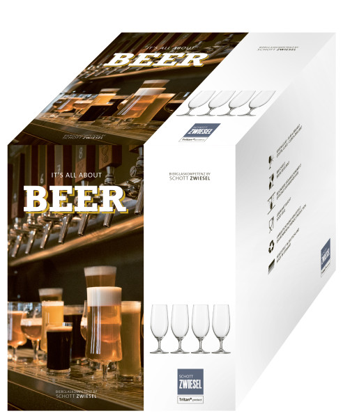 Preview: Set of 4 Pilsner glasses Classico - 0,3l