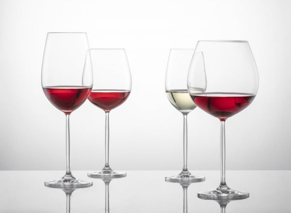 Preview: Burgundy red wine glass Diva