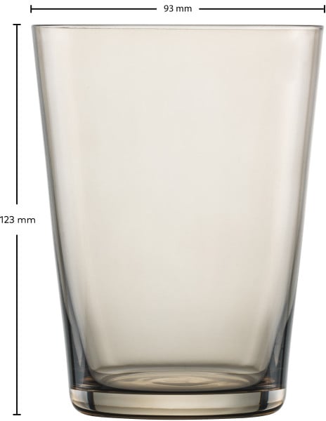 Zwiesel Glas - Wasserglas Taupe Together - 122346 - Gr79 - fstu-2