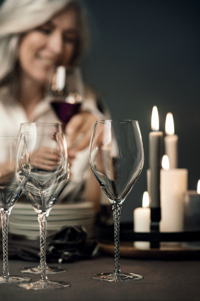Vorschau: Bordeaux Rotweinglas tannengrün Spirit